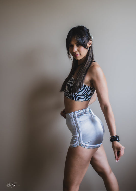SHORTS in SILVER